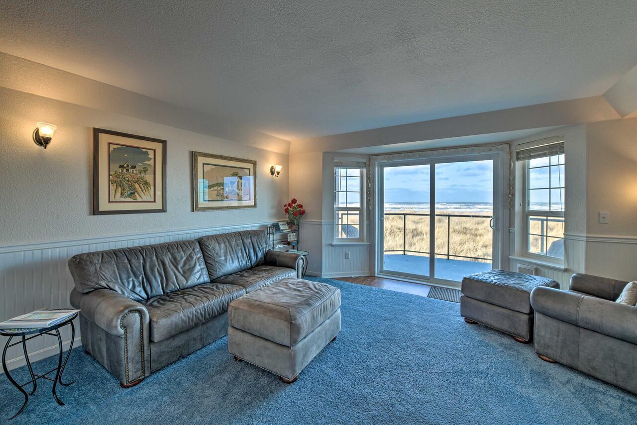 Eagles View Condo In Ocean Shores With 3 Balconies Exteriör bild